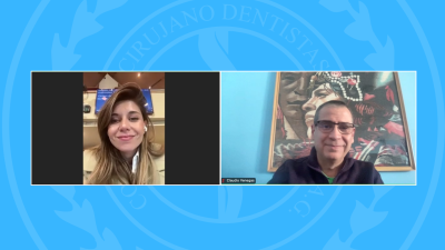 Reunión Dr. Claudio Venegas con Diputada Daniella Cicardini